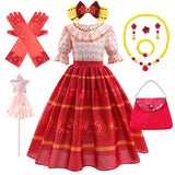 Kids Encanto Cosplay Princess Dress