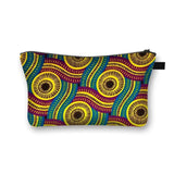 African Woman Print Cosmetic Bag