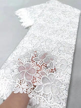 High Quality African NigerianChiffon Cord Lace Fabric