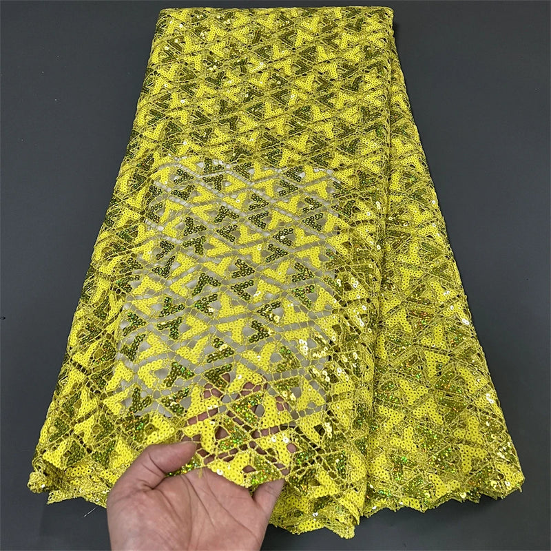 High Quality African Nigerian Lace Fabric