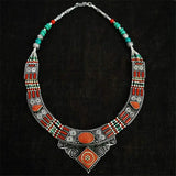 New Collection Copper Inlaid Big Pendant Necklaces