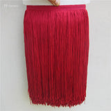 Hot Sale 30CM Long Polyester Tassel African Lace