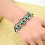 Vintage Turquoises Imitation Natural Stone Bracelets