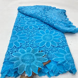 New Style African Cord Chiffon Lace Water Soluble Fabric