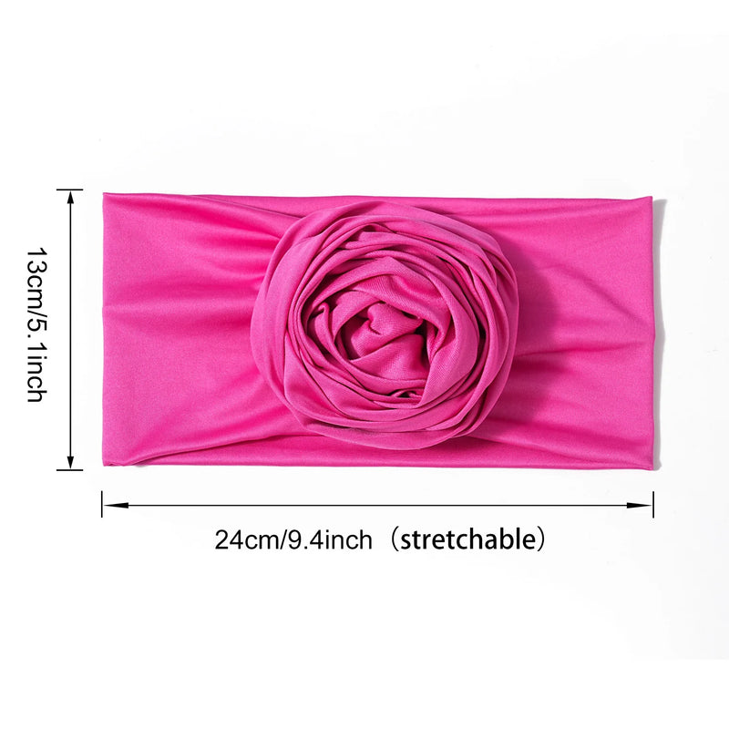 New Flower Bandana Turban Wrap Women Hair Accessories