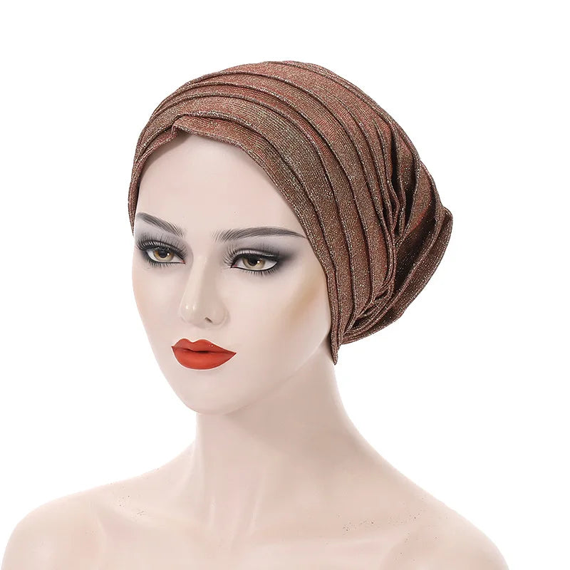 Women's Head Wraps Bonnet African Turban Cap