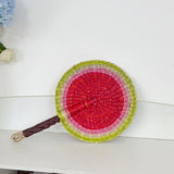 Summer Cooling Grass Handwoven Fan