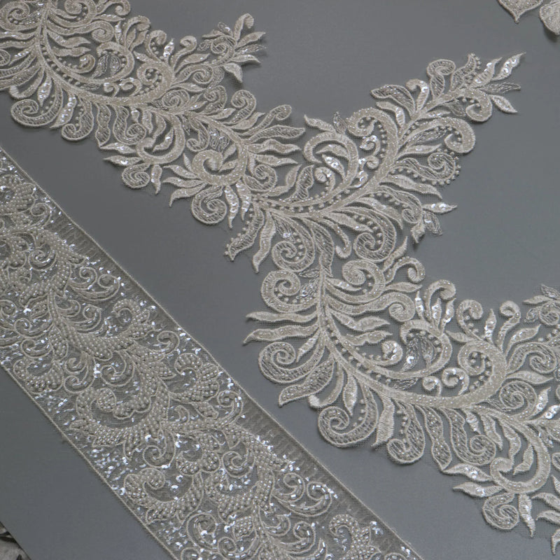 New luxury beaded embroidery lace