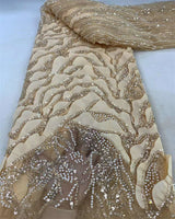 New Luxury Nigerian Sequins Lace Fabric