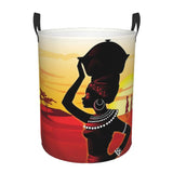 New African Ethnic Style Pattern Laundry Basket