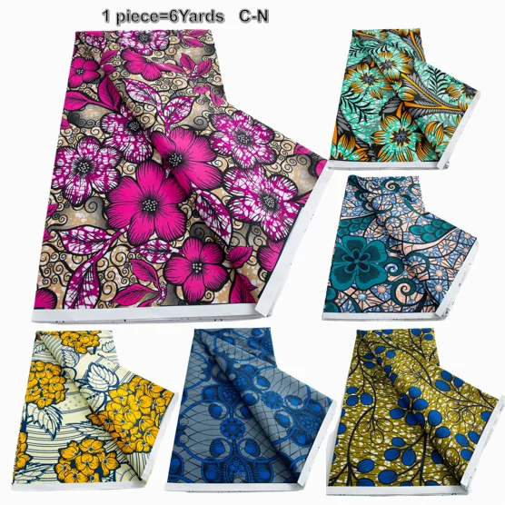 Newest Nigerian Ankara African Polyester Material Wax