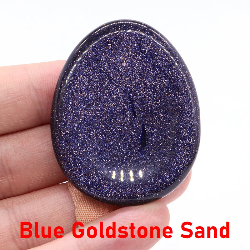 Natural Palm Gemstone Worry Thumb Stone