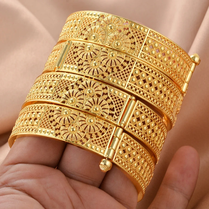 New Ethiopian Gold Color Bangles