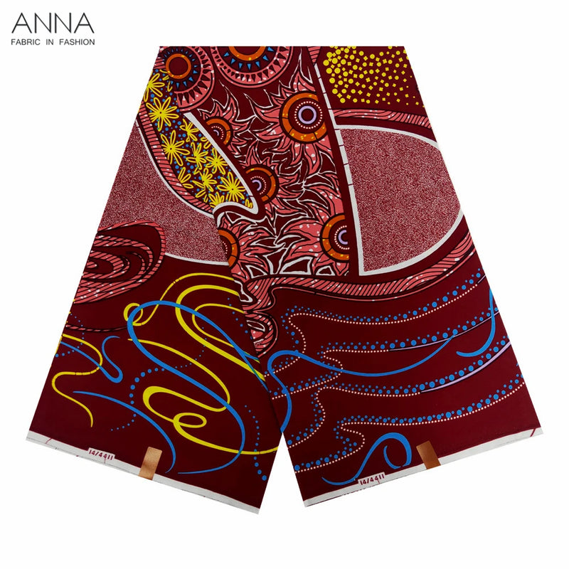 Ankara Block Prints Batik Fabric