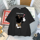 Mickey Anime Blouses Y2k Graphic T Shirts