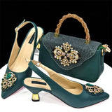 Sweet Party Style African Women's Shoes Bags