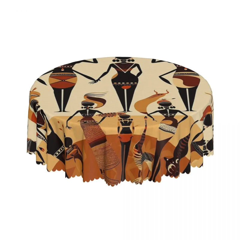 African Woman Life Culture Tablecloth