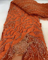 New Luxury Nigerian Sequins Lace Fabric