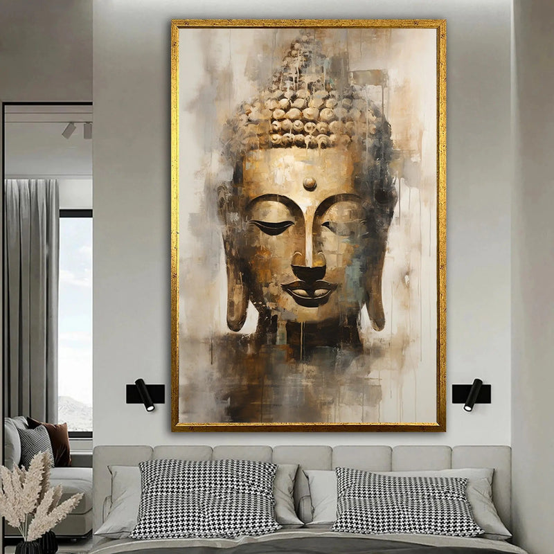 New Buddha Canvas Painting Zen Wall Art