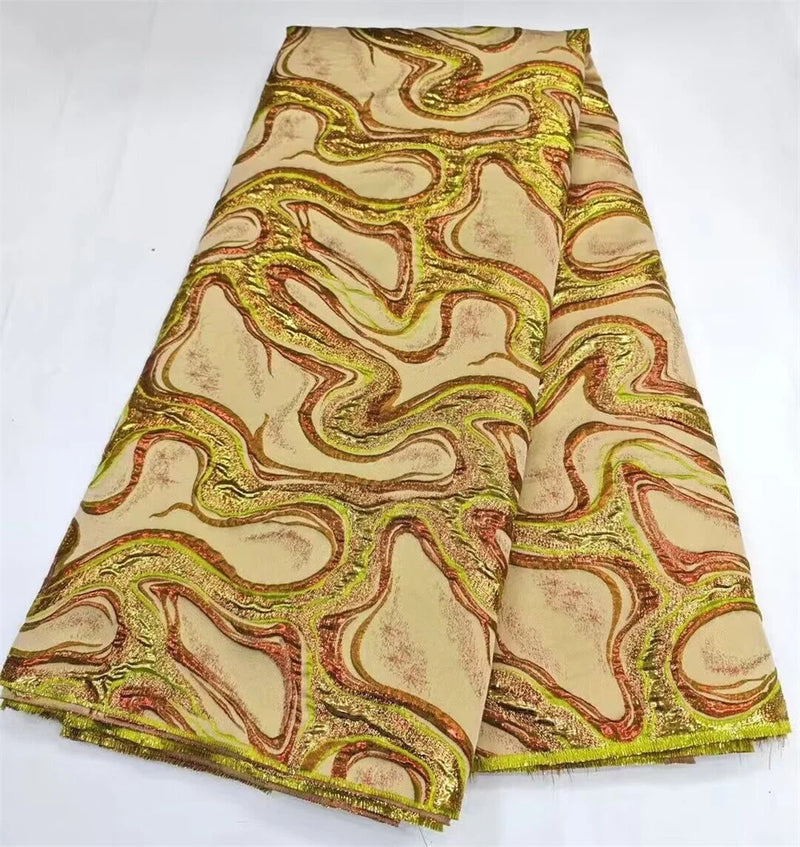 New African Jacquard Brocade Luxury Fabric