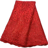 New African Nigerian Tulle Lace Fabric