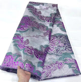 African Jacquard Brocade Luxury Fabric