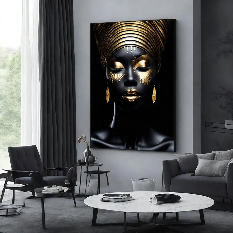 New African American Women Canvas Painting