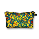 African Woman Print Cosmetic Bag