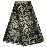 High Quality 3D Damask Embroidery Headtie Fabric