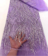 High Quality French Nigerian Groom Lace Mesh Fabrics