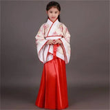 Children Girls Lion Dance China Clothing