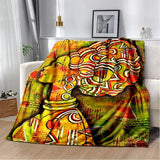 New Ethiopian Painting Art Africa Blanket