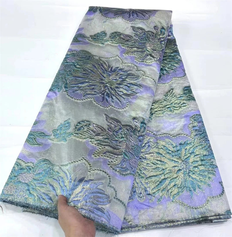 African Jacquard Brocade Luxury Fabric