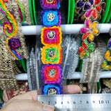 New Colorful Thread Sequins African Lace