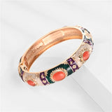 Women Bangle On Hand Hawaiian Cloisonne African Jewelry