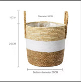 New Fancy Wicker Planter Basket