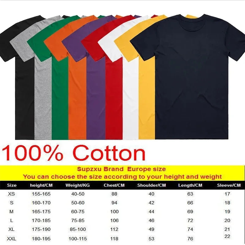 100% cotton custom T-shirt