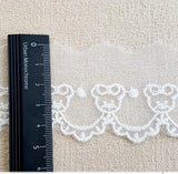 New Little Bear Cotton Mesh Embroidery Lace