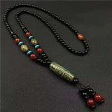 New Natural Tibetan Dzi Agates Pendant Necklace