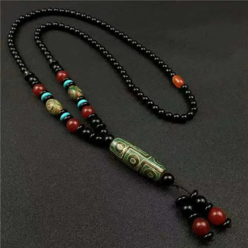 New Natural Tibetan Dzi Agates Pendant Necklace