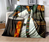 Africa Ethiopian Painting Art Cartoon Blanket