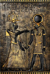 Black Golden Ancient Egyptian Art Prints 3D Posters