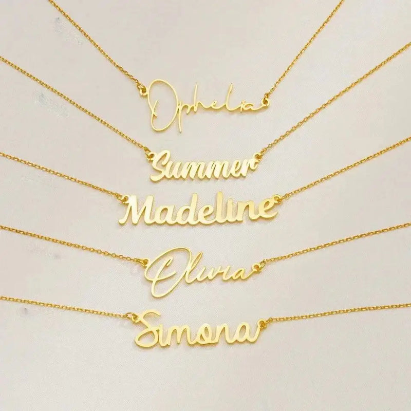 New Customized Name Letter Necklace