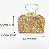 New Rhinestone Nigerian Women Shoes and Bag Set