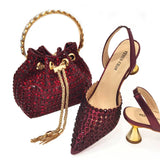 Nigeria Popular Design Ladies Shoes And Bag Set