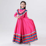 New  Mexican Girls' Skirts Big Ethnic Style Dresses