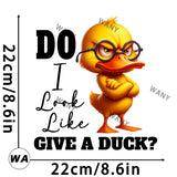 Interesting duck quotes Iron Patch Heat Transfer Printing  On Clothes