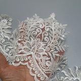 New luxury beaded embroidery lace