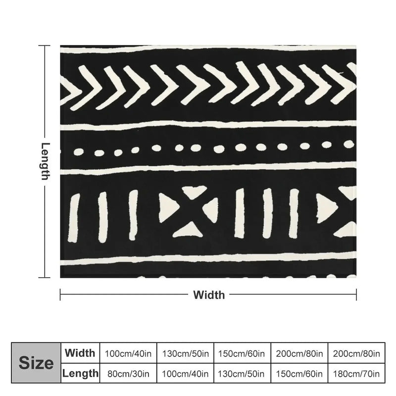 New African Mud Throw Blanket