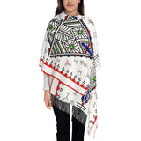 New Customized Printed Amazigh Kabyle Jewelry Scarf